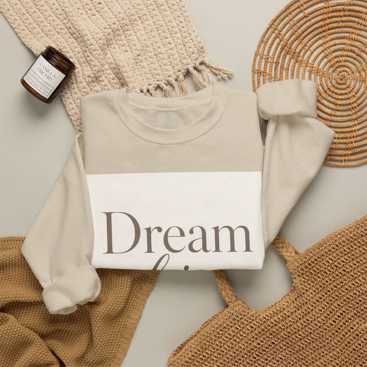 Dream Big Inspirational Crewneck Sweatshirt