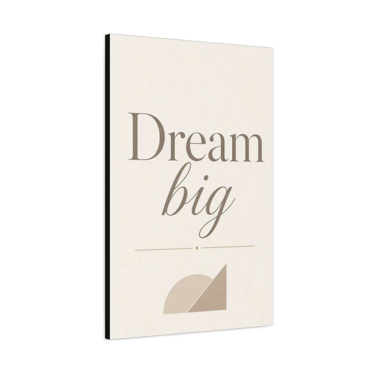 Dream Big Inspirational Canvas Wall Art