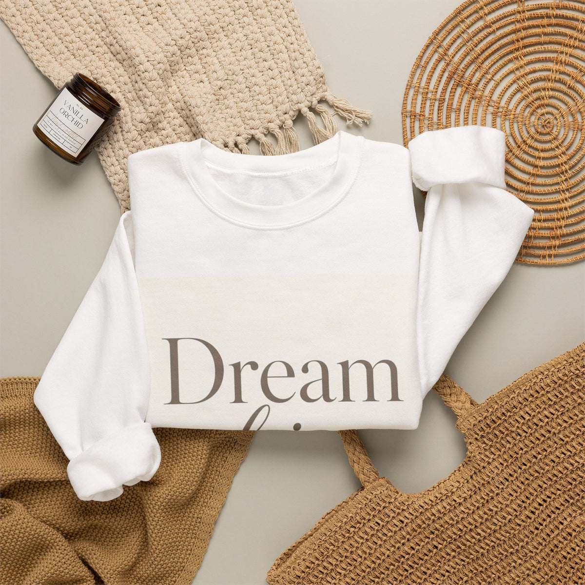 Dream Big Inspirational Crewneck Sweatshirt