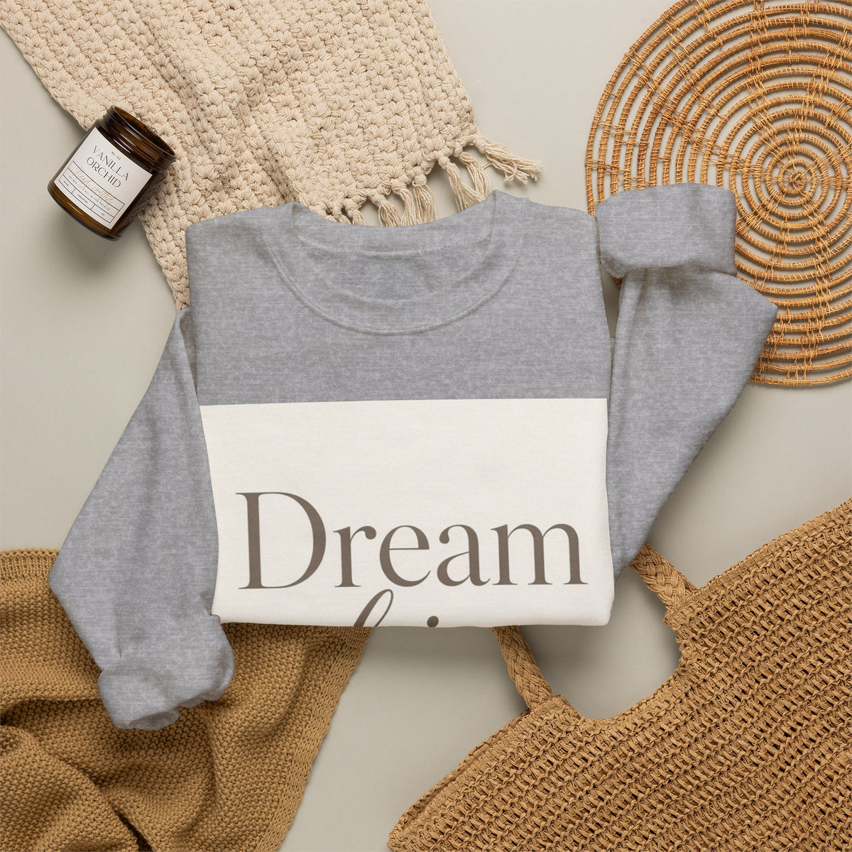 Dream Big Inspirational Crewneck Sweatshirt