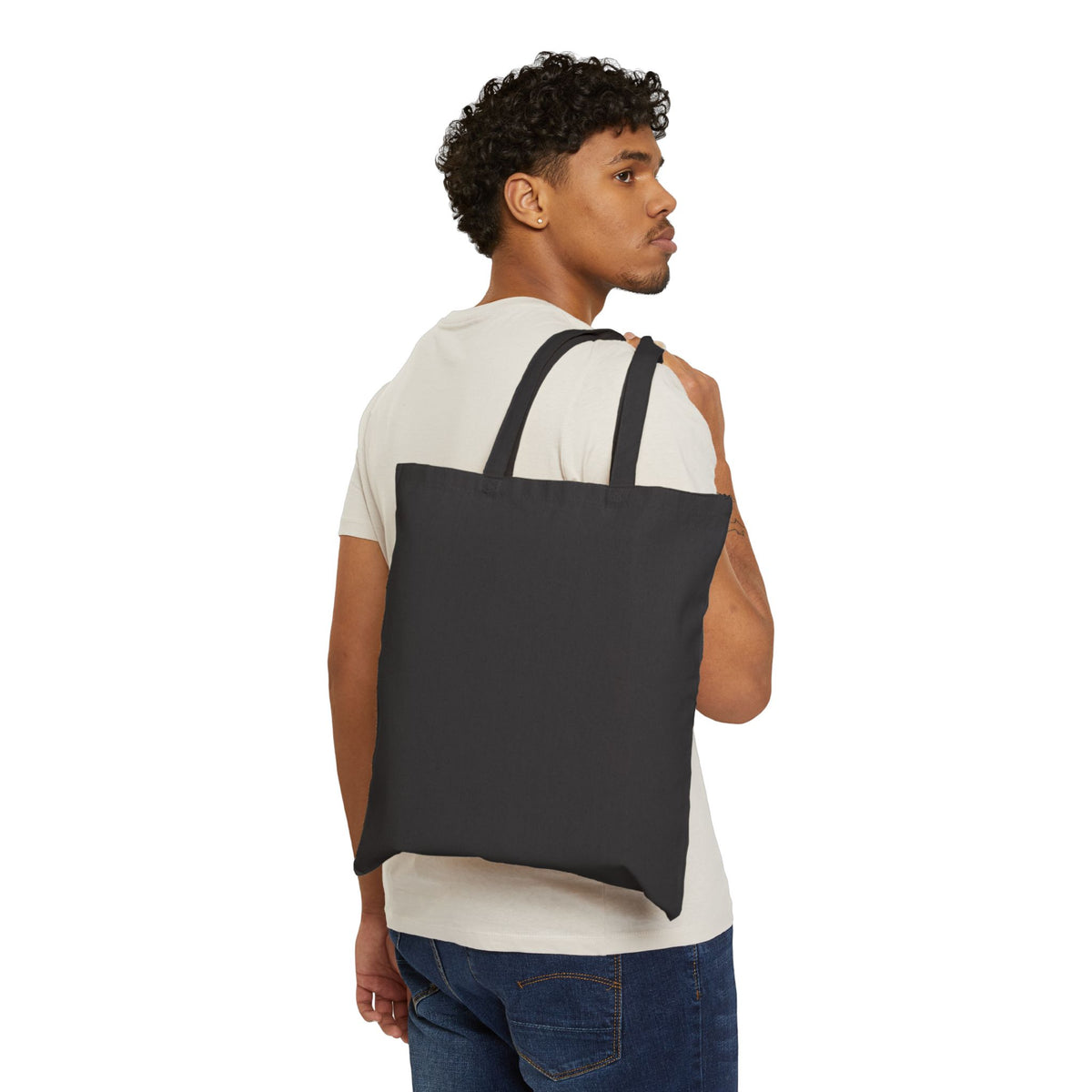 Work Hard Stay Humble Cotton Canvas Tote Bag