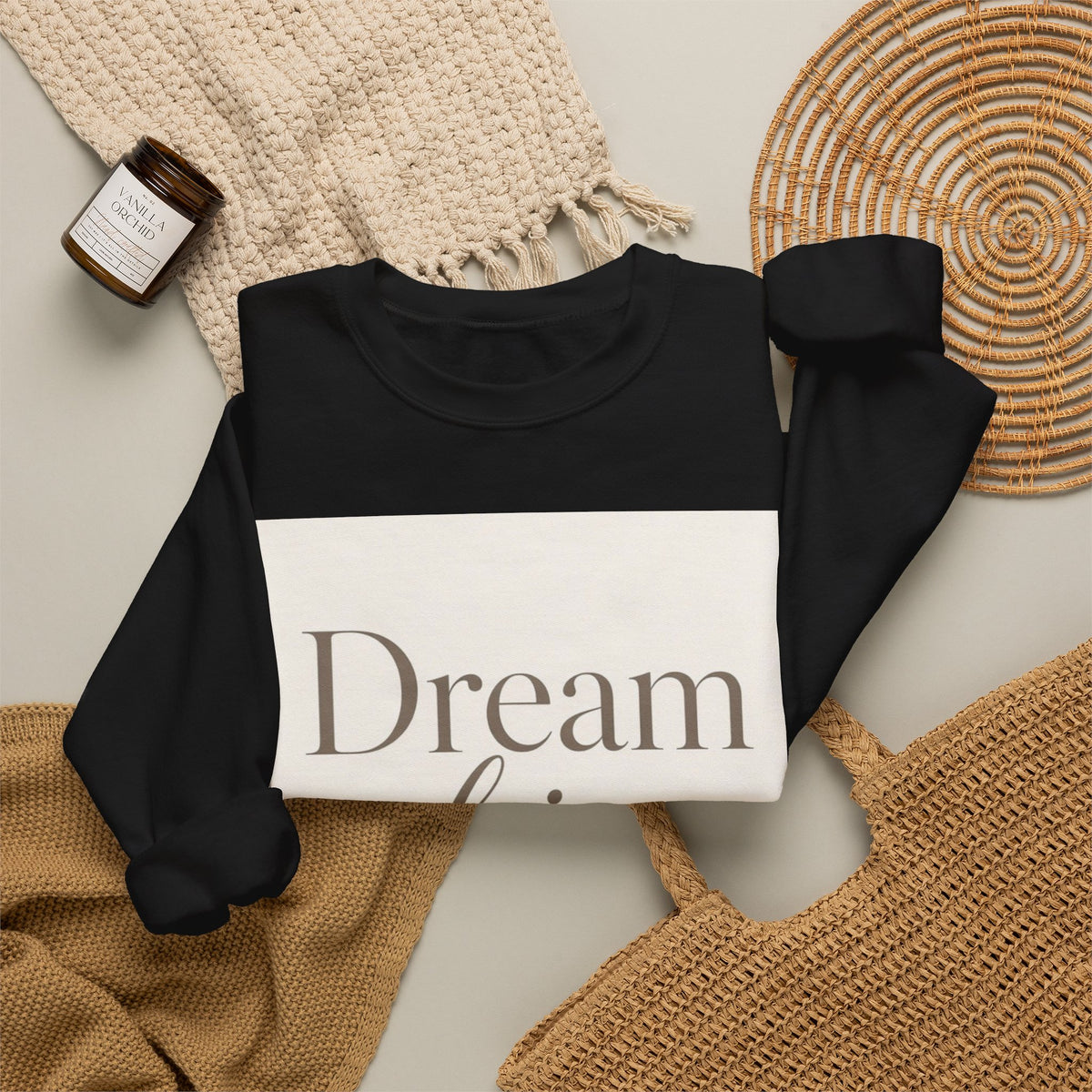 Dream Big Inspirational Crewneck Sweatshirt