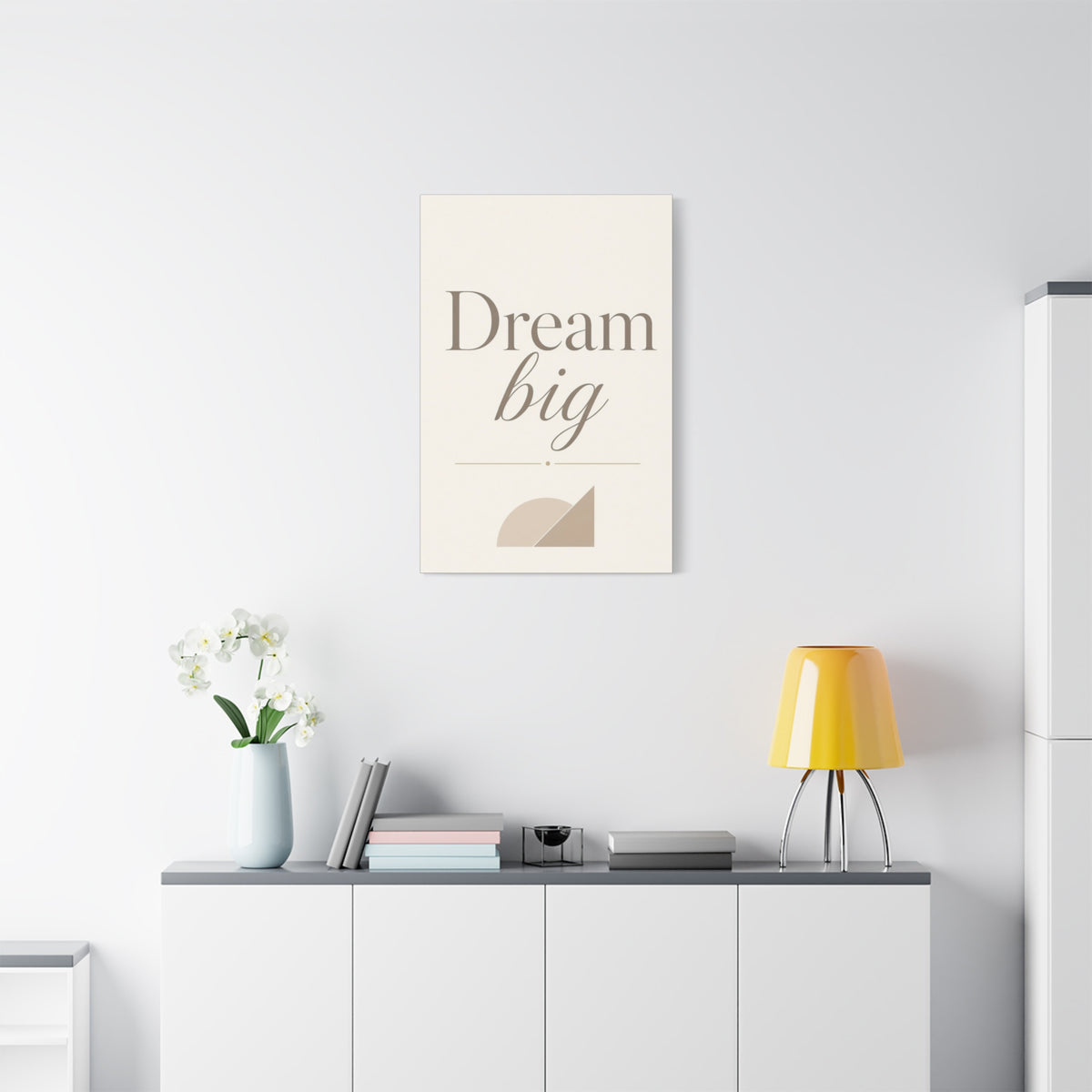 Dream Big Inspirational Canvas Wall Art