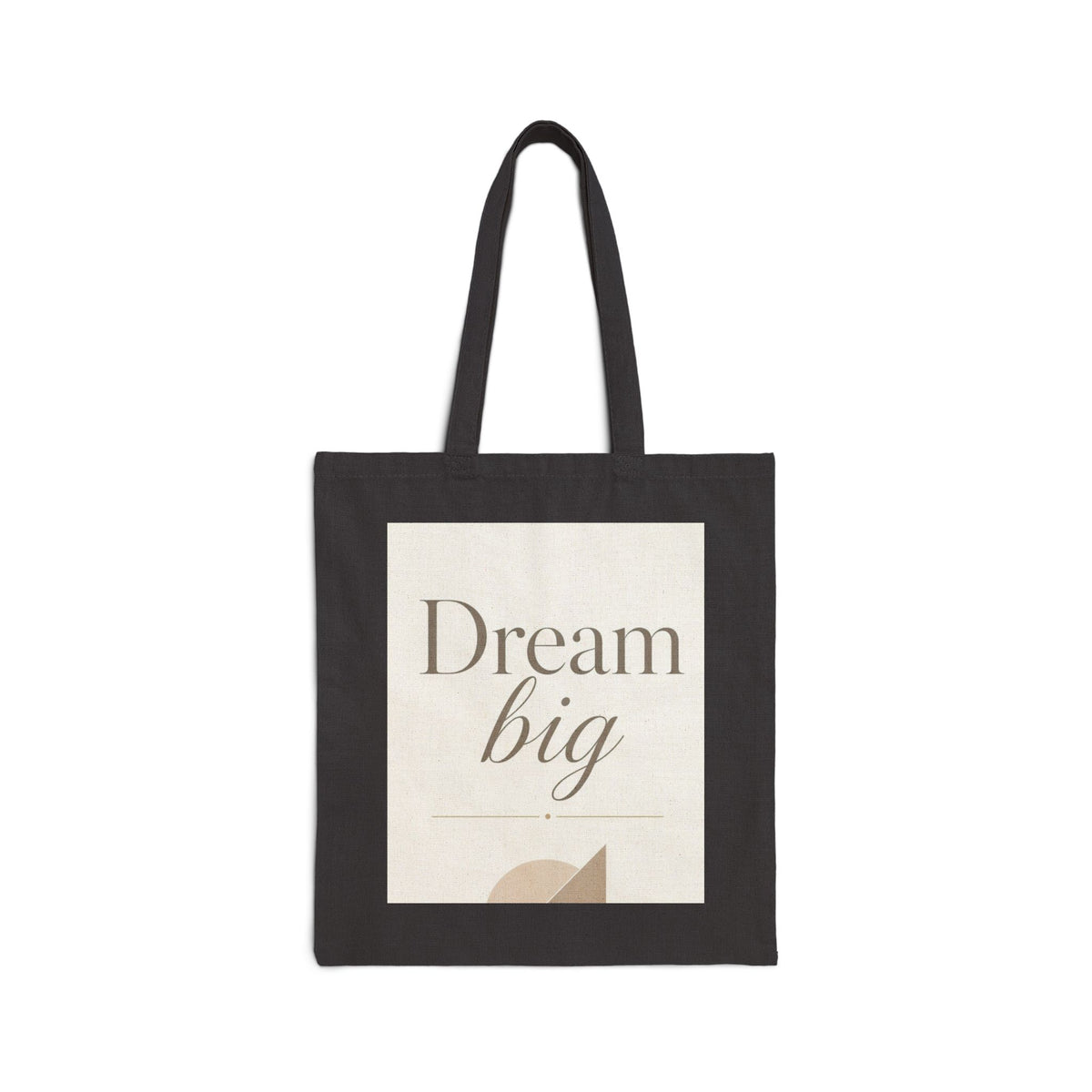 Dream Big Inspirational Canvas Tote Bag
