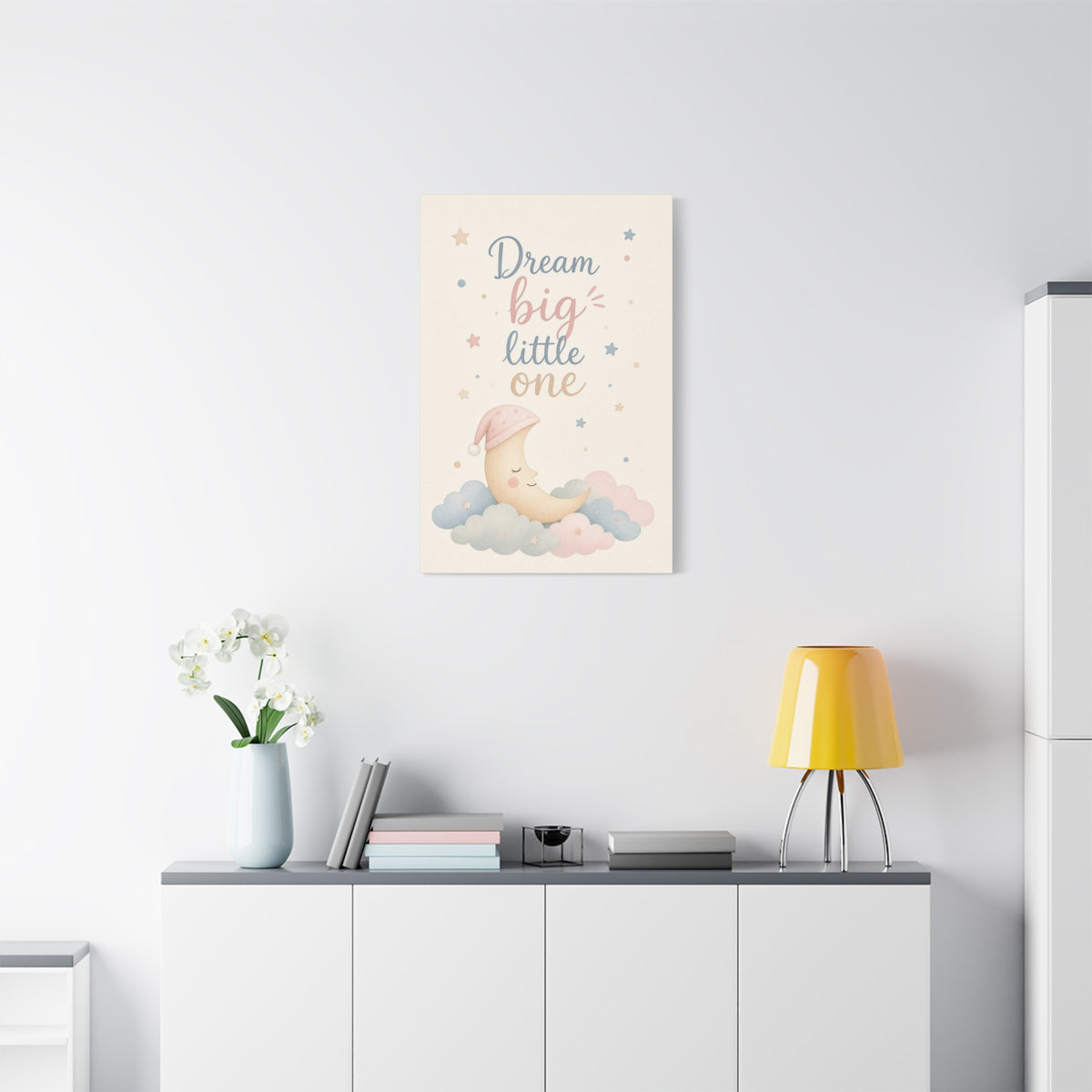 Dream Big Little One Nursery Canvas