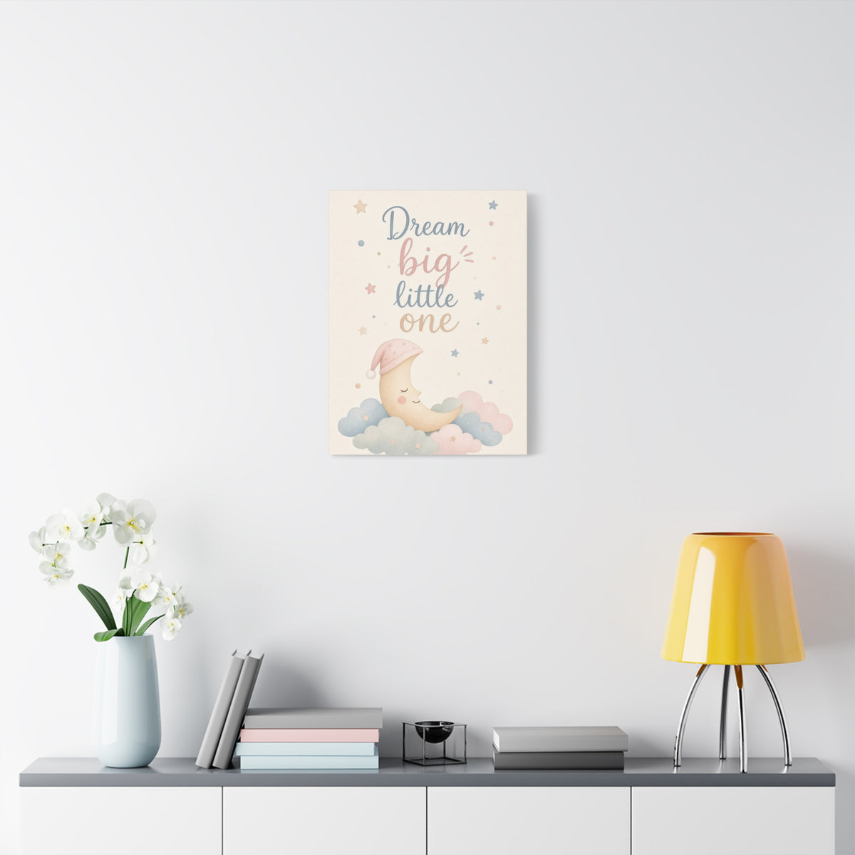 Dream Big Little One Nursery Canvas