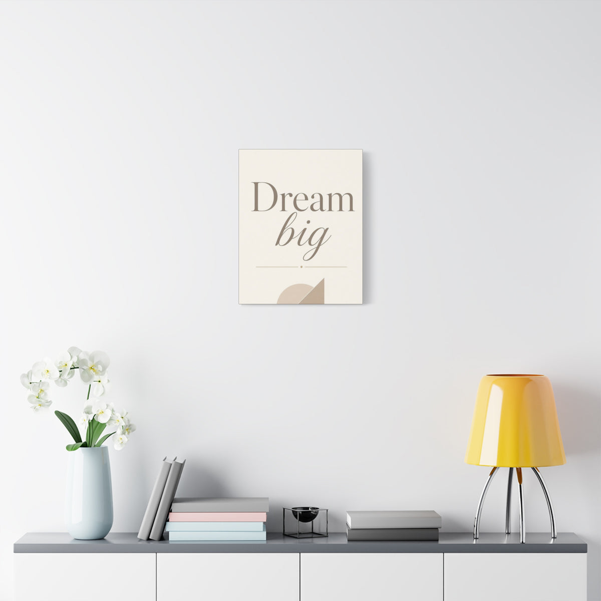 Dream Big Inspirational Canvas Wall Art