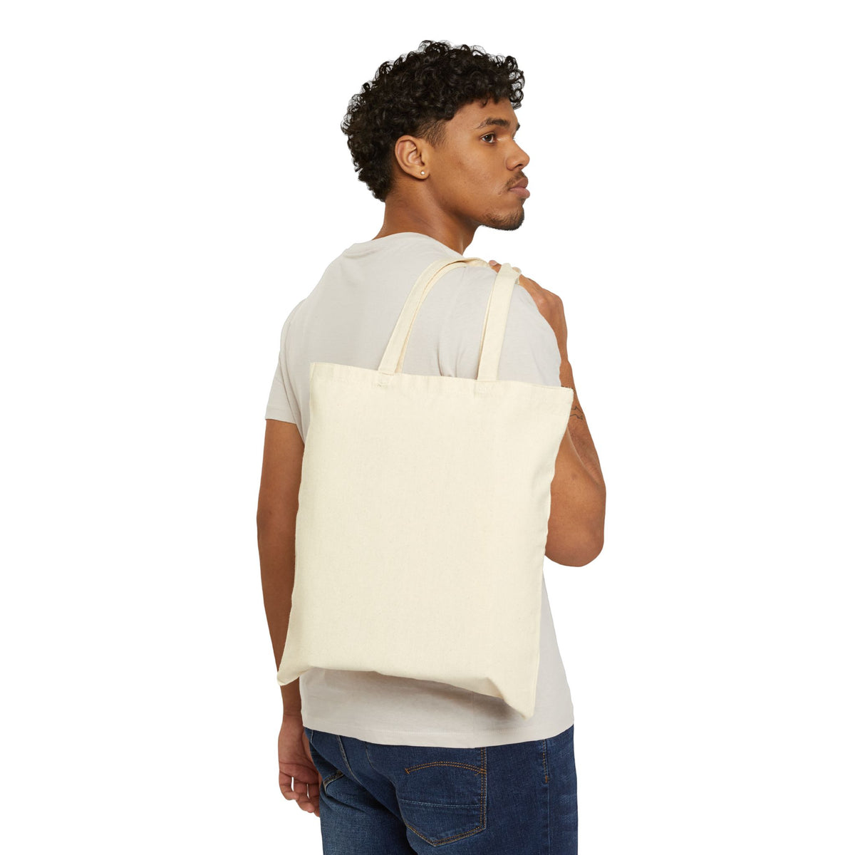 Work Hard Stay Humble Cotton Canvas Tote Bag